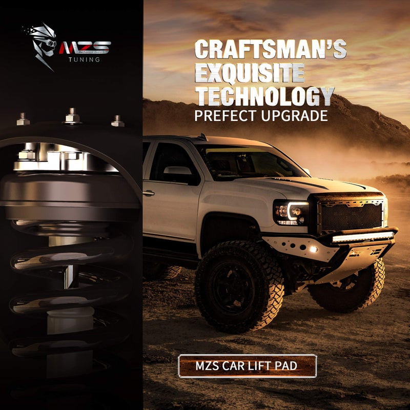 MZS 3" Front Leveling Kit for Ram 1500 4WD, Lift Strut Spacers Compatible with 2006-2026 Ram 1500 4WD Only, 2005-2011 Dakota 2WD 4WD, 2006-2009 Raider 2WD 4WD Aluminum Suspension Lift Kits - Image 2